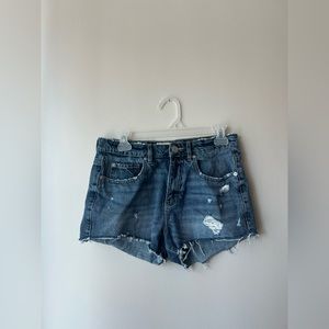 Garage Distressed Denim Shorts / Size 7